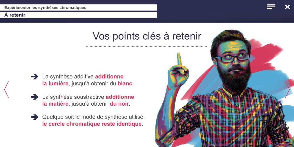 Vignette du projet d'interface pour l'école multimédia.